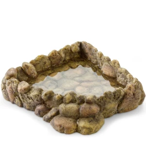 ExoTerra Corner Plebble Water Dish ExtraLarge sarok itatótál 25x24x6,5cm